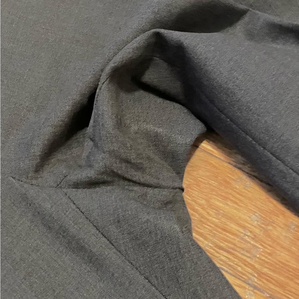 Theory Charcoal Gray pants sz 4/low rise-15” waist 34” inseam - Picture 9 of 13
